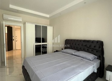 Элитная квартира с одной спальней, 60м², в фешенебельной резиденции с собственным пляжем в районе Каргыджак, Алания ID-18540 фото-7