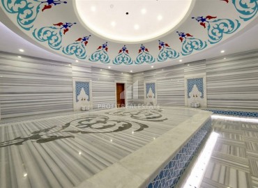 Элитная квартира с одной спальней, 60м², в фешенебельной резиденции с собственным пляжем в районе Каргыджак, Алания ID-18540 фото-12