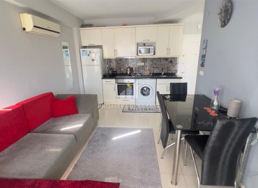 Готовая к проживанию, квартира 1+1, 50м², в комплексе с бассейном в 300м от моря в районе Оба, Алания ID-18541 фото-2