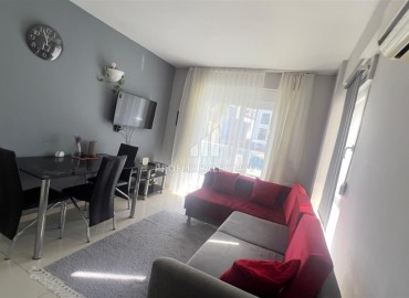 Готовая к проживанию, квартира 1+1, 50м², в комплексе с бассейном в 300м от моря в районе Оба, Алания ID-18541 фото-4