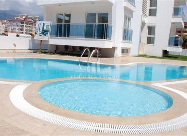 Готовая к проживанию, квартира 1+1, 50м², в комплексе с бассейном в 300м от моря в районе Оба, Алания ID-18541 фото-15