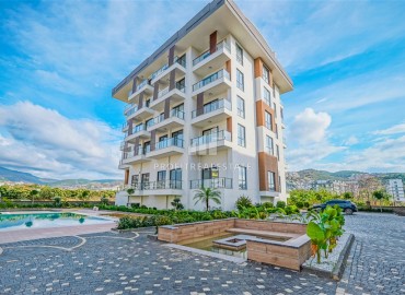 Стильные апартаменты с одной спальней, 50м², в новостройке с инфраструктурой и отличной локацией в Каргыджаке, Алания ID-18544 фото-16