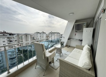 Стильный видовой пентхаус с тремя спальнями, 170м², в элитном комплексе в Джикджилли, Алания ID-18551 фото-5