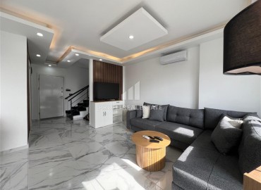 Меблированный трехкомнатный пентхаус, 90м², в современном комплексе с бассейном в районе Авсаллар, Алания ID-18554 фото-2