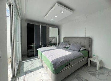 Меблированный трехкомнатный пентхаус, 90м², в современном комплексе с бассейном в районе Авсаллар, Алания ID-18554 фото-16