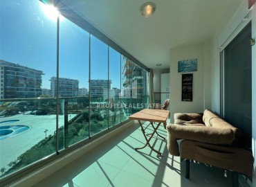 Стильная двухкомнатная квартира с застекленным балконом, 65м², в районе Алании - Авсаллар, в 700м от моря. ID-18558 фото-14