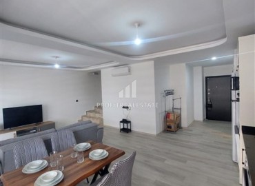 Первая сдача новой квартиры в аренду 2+1 дуплекс в центре Махмутлара с видом на горы ID-18559 фото-2