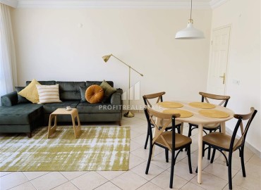 Центр Алании: меблированная квартира 1+1, 60м², с ремонтом в недорогом комплексе в 350м от пляжа Средиземного моря ID-18564 фото-2