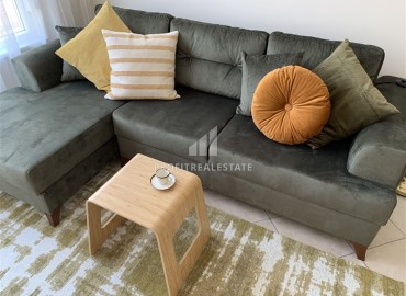 Центр Алании: меблированная квартира 1+1, 60м², с ремонтом в недорогом комплексе в 350м от пляжа Средиземного моря ID-18564 фото-3