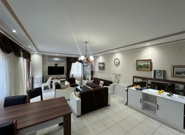 Готовая к проживанию, квартира с двумя спальнями, 100м², в комплексе с бассейном, в 100м от моря в районе Алании Оба ID-18565 фото-4