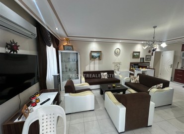 Готовая к проживанию, квартира с двумя спальнями, 100м², в комплексе с бассейном, в 100м от моря в районе Алании Оба ID-18565 фото-5