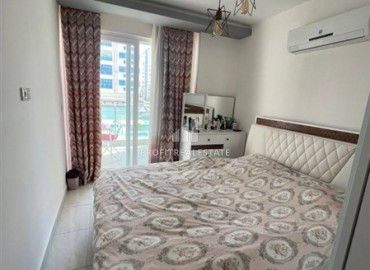 Симпатичная квартира с одной спальней, 55м², в комплексе премиум класса в 300м от пляжей Махмутлара, Алания ID-18566 фото-10