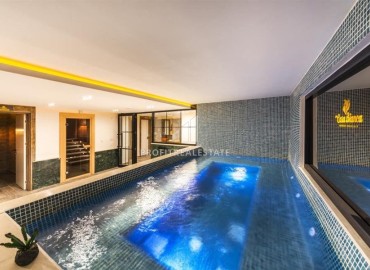 Симпатичная квартира с одной спальней, 55м², в комплексе премиум класса в 300м от пляжей Махмутлара, Алания ID-18566 фото-16