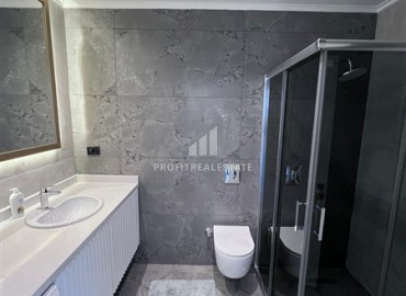 New 1+1 apartment with sea views, on the first coastline, in a luxury residence, Kargicak, Alanya ID-16834 фото-7