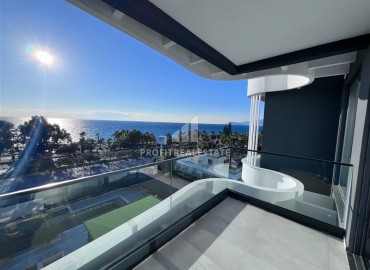 New 1+1 apartment with sea views, on the first coastline, in a luxury residence, Kargicak, Alanya ID-16834 фото-9