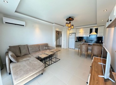 Видовая квартира 1+1, 65м², с новой мебелью и остекленным балконом в комфортабельном комплексе в Махмутларе, Алания ID-18567 фото-2