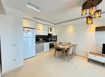 Видовая квартира 1+1, 65м², с новой мебелью и остекленным балконом в комфортабельном комплексе в Махмутларе, Алания ID-18567 фото-4