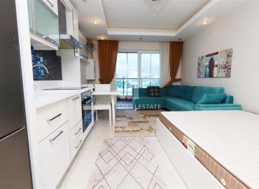 Уютная видовая студия 0+1, 35м², в комплексе с инфраструктурой, в 200 метрах от моря в Махмутларе, Алания ID-18569 фото-3