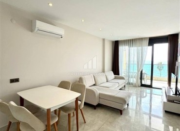 Стильная двухкомнатная квартира, 65м², в фешенебельном комплексе на первой береговой линии в Махмутларе, Алания. ID-18570 фото-7