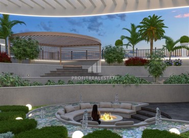 Фешенебельная двухкомнатная квартира, 57м², в элитном проекте на 1-й береговой линии в районе Кестель, Алания на этапе строительства ID-18576 фото-7