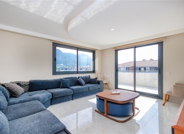 Меблированный пентхаус с тремя спальнями, 185м², в уютной резиденции с инфраструктурой в 100м от моря в Кестеле, Алания ID-18578 фото-16