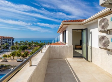 Меблированный пентхаус с тремя спальнями, 185м², в уютной резиденции с инфраструктурой в 100м от моря в Кестеле, Алания ID-18578 фото-18