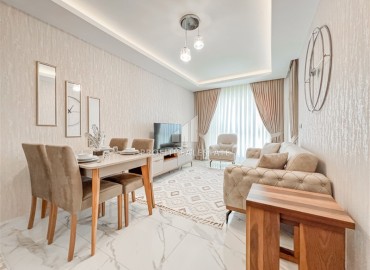 Элегантная квартира с двумя спальнями, 72м², в комплексе премиум класса в 200м от моря в Махмутларе, Алания ID-18581 фото-2