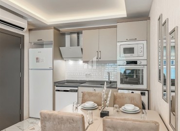 Элегантная квартира с двумя спальнями, 72м², в комплексе премиум класса в 200м от моря в Махмутларе, Алания ID-18581 фото-6