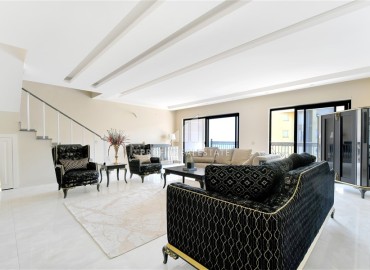 Элитная недвижимость в Алании с видом на море: дуплекс 3+1, 200м², в комфортабельной резиденции в 250м от моря в районе Каргыджак ID-18587 фото-3