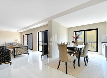 Элитная недвижимость в Алании с видом на море: дуплекс 3+1, 200м², в комфортабельной резиденции в 250м от моря в районе Каргыджак ID-18587 фото-8