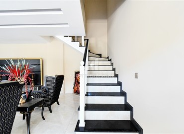 Элитная недвижимость в Алании с видом на море: дуплекс 3+1, 200м², в комфортабельной резиденции в 250м от моря в районе Каргыджак ID-18587 фото-9