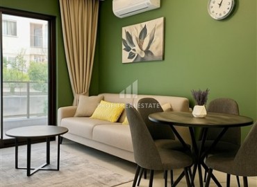 Уютная меблированная двухкомнатная квартира 43м², в новом комплексе с инфраструктурой, в центре Аланьи ID-15067 фото-4