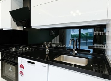 Уютная меблированная двухкомнатная квартира 43м², в новом комплексе с инфраструктурой, в центре Аланьи ID-15067 фото-6