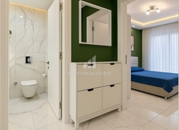 Уютная меблированная двухкомнатная квартира 43м², в новом комплексе с инфраструктурой, в центре Аланьи ID-15067 фото-9