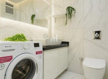 Уютная меблированная двухкомнатная квартира 43м², в новом комплексе с инфраструктурой, в центре Аланьи ID-15067 фото-11