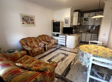 Центр Алании: меблированная квартира 1+1, 55м², в резиденции с бассейном в 700м от Средиземного моря под ВНЖ ID-18588 фото-3