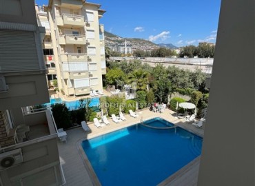 Центр Алании: меблированная квартира 1+1, 55м², в резиденции с бассейном в 700м от Средиземного моря под ВНЖ ID-18588 фото-14