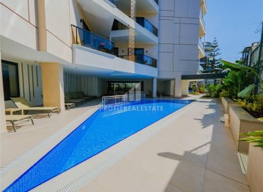 Симпатичные апартаменты с одной спальней, 55м², в комфортабельной резиденции в районе Алании - Оба, 350м от моря ID-18595 фото-12