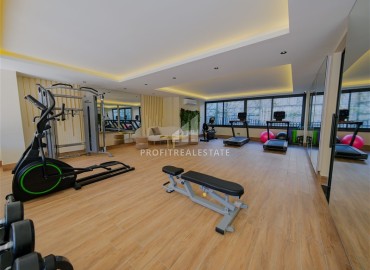 Симпатичные апартаменты с одной спальней, 55м², в комфортабельной резиденции в районе Алании - Оба, 350м от моря ID-18595 фото-15