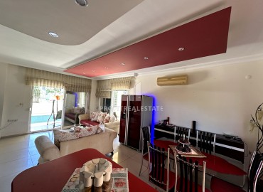 Трехэтажная меблированная вилла 4+1, 200м², с личным бассейном в районе Алании Конаклы, в 150м от моря. ID-18601 фото-4