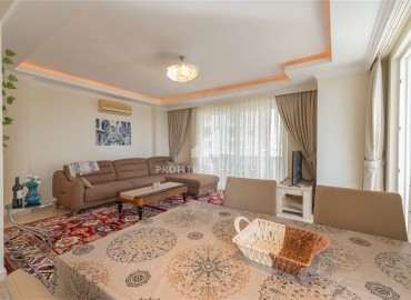 Элегантная видовая трехкомнатная квартира, 120м², в резиденции с бассейном в районе Махмутлар, Алания ID-18602 фото-2