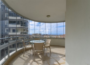 Элегантная видовая трехкомнатная квартира, 120м², в резиденции с бассейном в районе Махмутлар, Алания ID-18602 фото-10