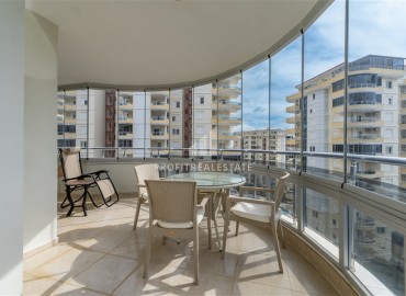 Элегантная видовая трехкомнатная квартира, 120м², в резиденции с бассейном в районе Махмутлар, Алания ID-18602 фото-19