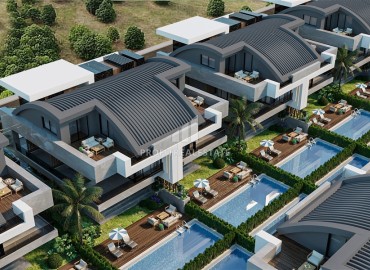 Эксклюзивные виллы 4+1, 220м² на начальном этапе строительства в элитном районе Анталии Белек под гражданство ID-18603 фото-1