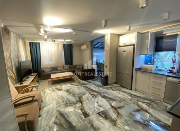 Трехэтажная вилла 4+1, 200м², с ремонтом и дизайнерским интерьером в комплексе с инфраструктурой в районе Алании Конаклы ID-18604 фото-2