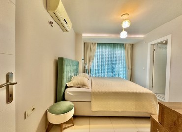 Видовая трехкомнатная квартира, 110м², в комфортабельном комплексе в Махмутларе, Алания, в 300м от побережья ID-18605 фото-11