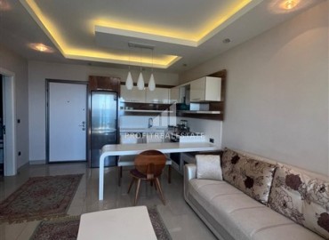 Фешенебельная видовая квартира 1+1, 65м², в элитном комплексе на первой береговой линии в Махмутларе, Алания ID-18607 фото-2