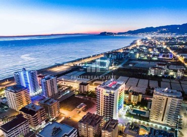 Фешенебельная видовая квартира 1+1, 65м², в элитном комплексе на первой береговой линии в Махмутларе, Алания ID-18607 фото-16