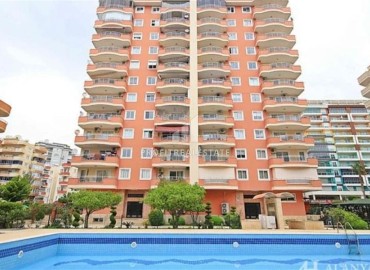 Готовая к проживанию, трехкомнатная квартира, 117м², с видом на море в уютной резиденции в центре Махмутлара, Алания ID-18610 фото-1