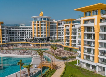 Меблированная квартира с двумя спальнями, 129м², в уникальном элитном комплексе в районе Алании Тюрклер, в 300м от моря ID-18611 фото-14